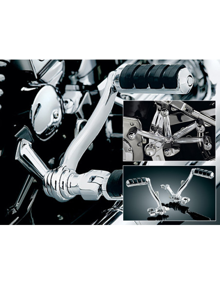 ADJUSTABLE PASSENGER PEGS DYNA